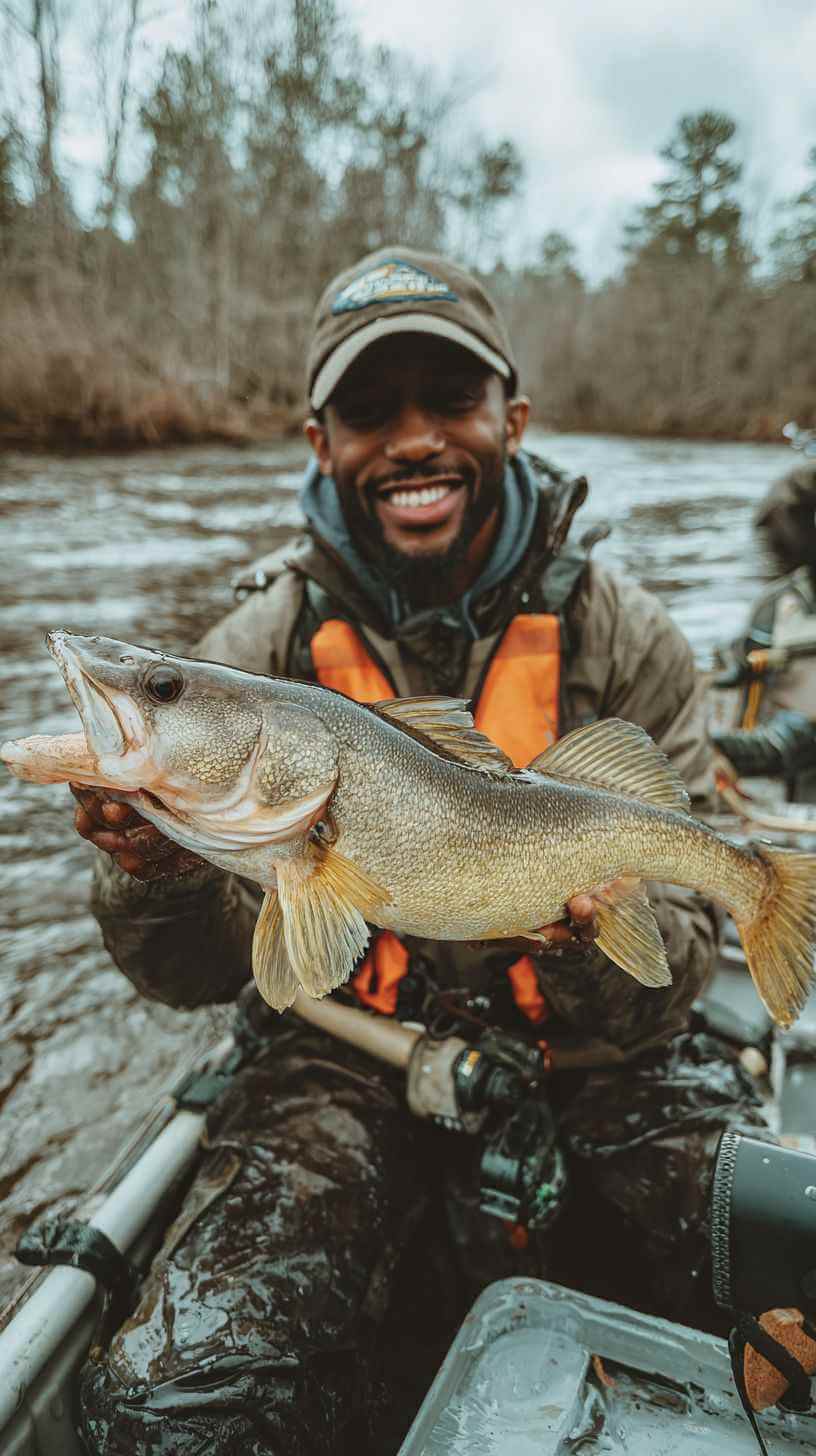 Profile photo of Mike, an experienced fishing guide holding a rod by the shore.